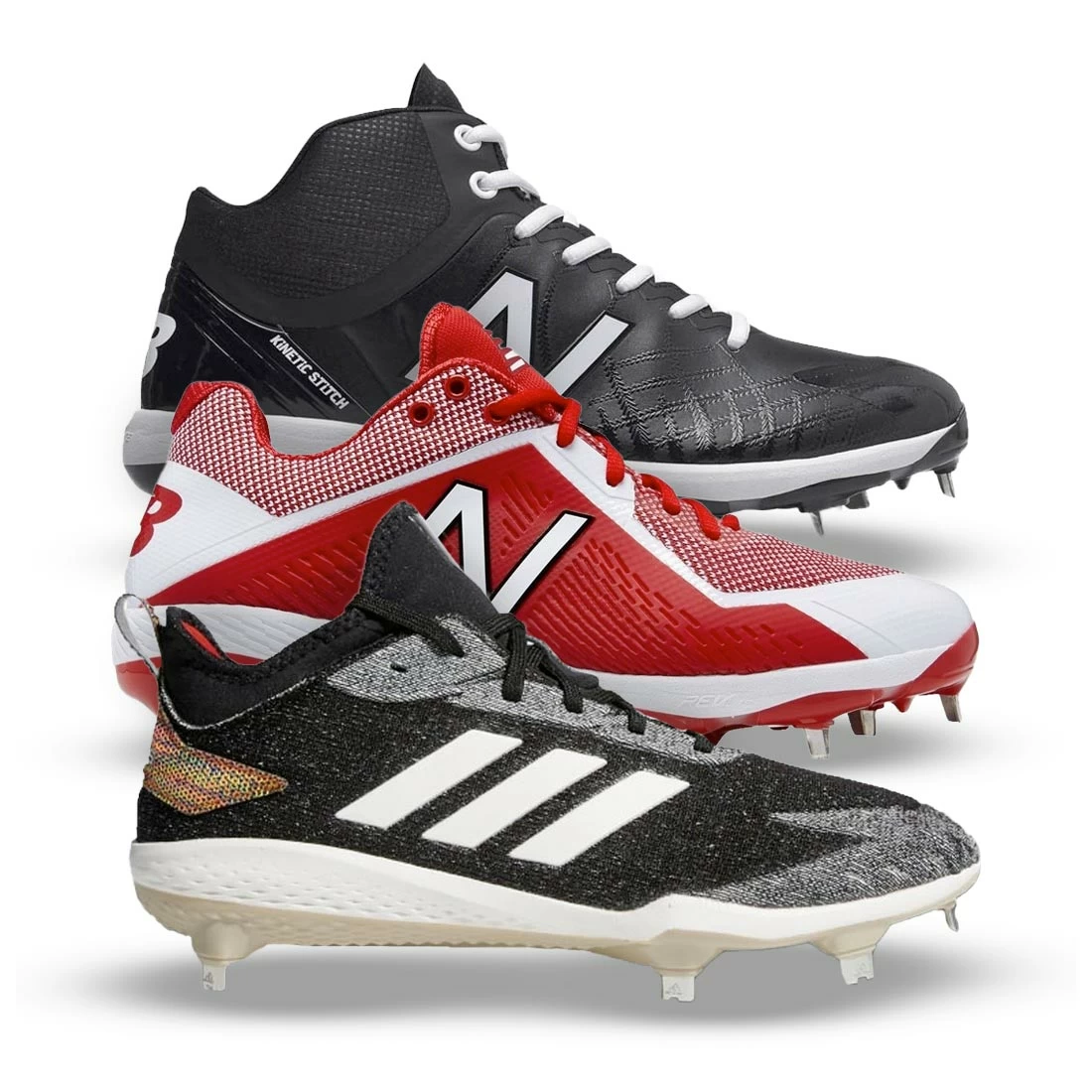 Steel toe baseball cleats on sale