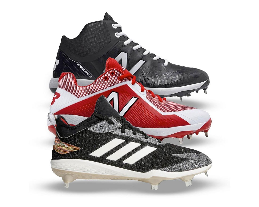green adidas baseball cleats